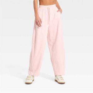 NWT Women's Pink Wide-Leg Pants